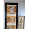 Image 2 : Framed Wall Art Print & Embroidery Wall Art - PICKUP ONLY 40" X 16", 25" X 8"
