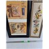 Image 3 : Framed Wall Art Print & Embroidery Wall Art - PICKUP ONLY 40" X 16", 25" X 8"