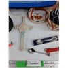 Image 5 : Assorted Watches, Cup N Cooler, Necklaces, Souvenir Spoons, Wall Cross, Misc