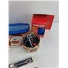 Image 7 : Assorted Watches, Cup N Cooler, Necklaces, Souvenir Spoons, Wall Cross, Misc