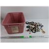 Image 1 : Necklaces, Pins & Storage Container, Cannot Ship Tote