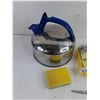 Image 2 : Tea Pot, Rope, Lint Roller, Scissors, Adult Poncho, Sponge
