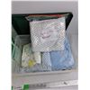 Image 3 : Diapers, Sack Bag, Plastic Container & Assorted Fabric