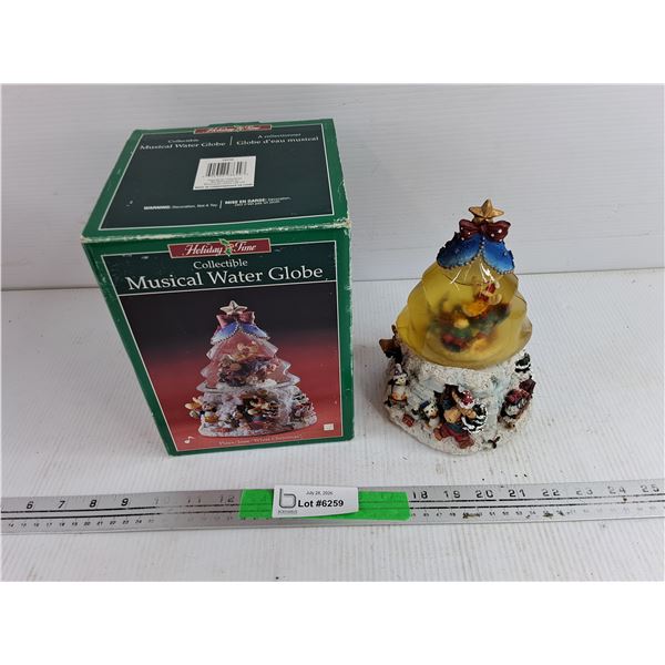 Collectible Musical Water Globe