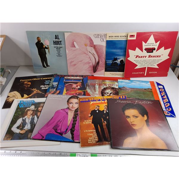 Assorted Vinyl Records - Party Snacks, Al Hirt, Crystal Gayle, Misc