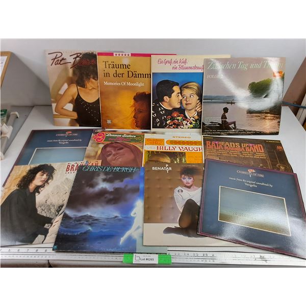 Assorted Vinyl Records - Chris De Burgh, Billy Vaughn, Zwischen Tag und Traum, Misc