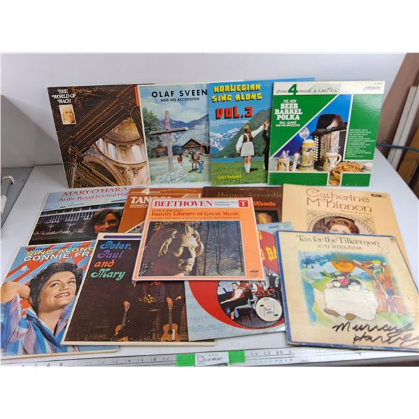 Assorted Vinyl Records - The World of Bach, Beethoven, Catherine McKinnon, Misc
