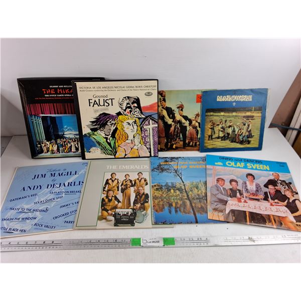 Assorted Vinyl Records - The Emeralds, Mazowsze, Olaf Sveen, Misc