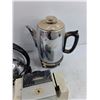 Image 5 : (2) Vintage Electric Kettles, Sunbeam Knife Sharpener - As Is