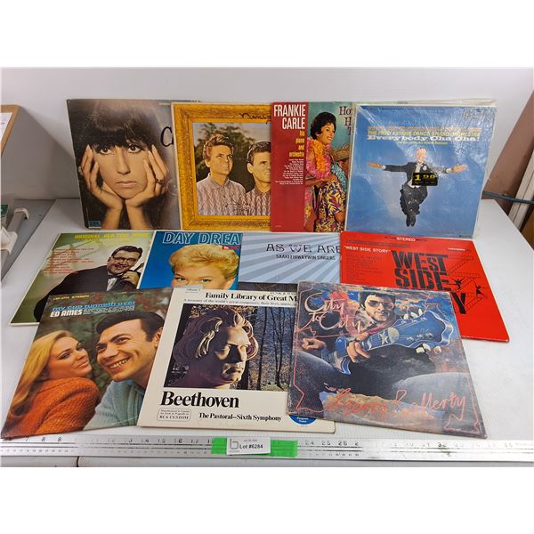Assorted Vinyl Records  - Ed Ames, Andy Dejarlis, Frankie Carle, Misc