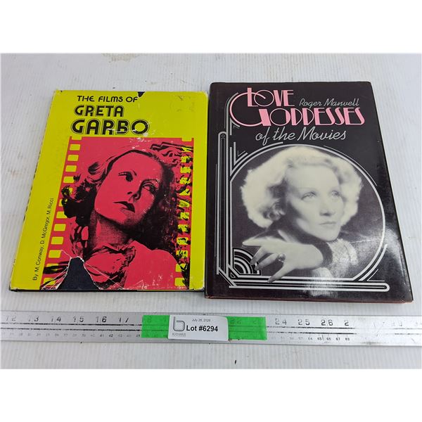 Assorted Books - Love Goddesses & The Films of Greta Garbo