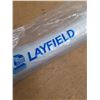 Image 3 : * Partial 52" Length Roll of Layfield Clear Polyethylene Film - Cannot Ship