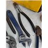 Image 4 : Dewalt Tool Bag w/Assorted Wrenches, Snips, Wire Cutters, Screwdriver Set