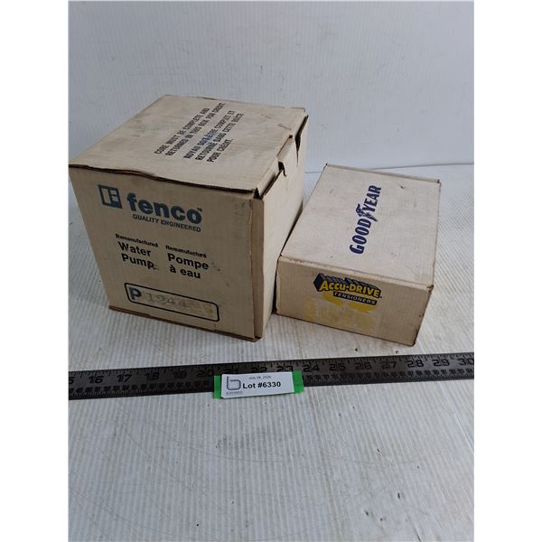 Fenco Remanufactured P1244 Water Pump, Good Year Accu-Drive Tensioner - Both Appear Unused