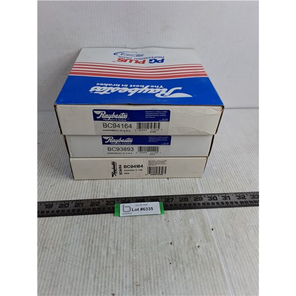 (3) Raybestos Parking Brake Cables - Appear Unused