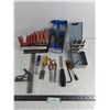 Image 1 : T-Handle Hex Key Set, Mastercraft Drill Drive Set, Assorted Hand Tools & Bits