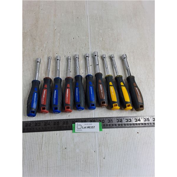 (10) Mastercraft Nut Drivers