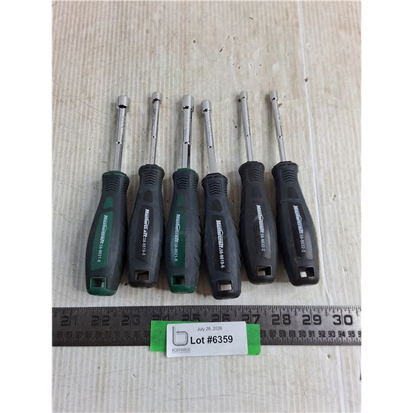 (6) Mastercraft Nut Drivers