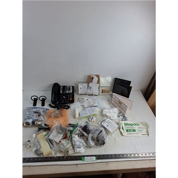 Vtech Land Line Telephone - Powers On, Bulk Buttons, Home Hardware, Bandages, Photo Books, Misc.