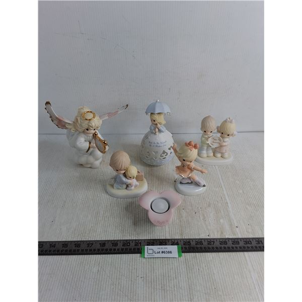 Assorted "Precious Moments" Porcelain Ornaments