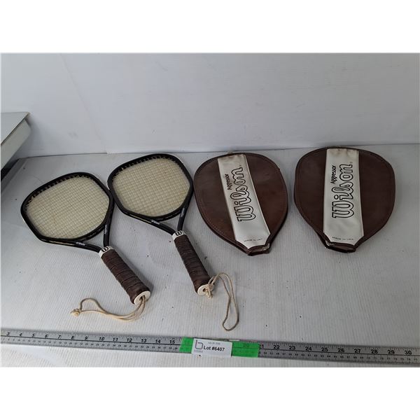 Wilson Aggressor Racquetball Racquets & Covers