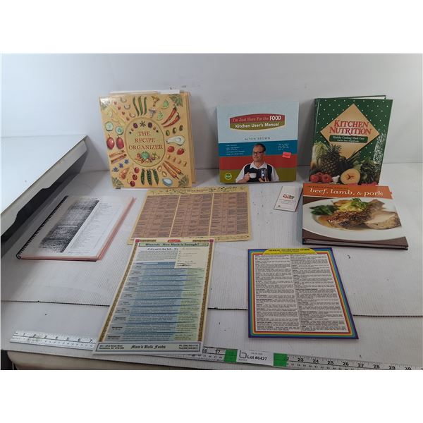 Recipe Organizer, Cookbooks, Herbal Tea Guide, Misc.