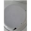 Image 3 : Enamelware Floral Basin 15.75" Diameter