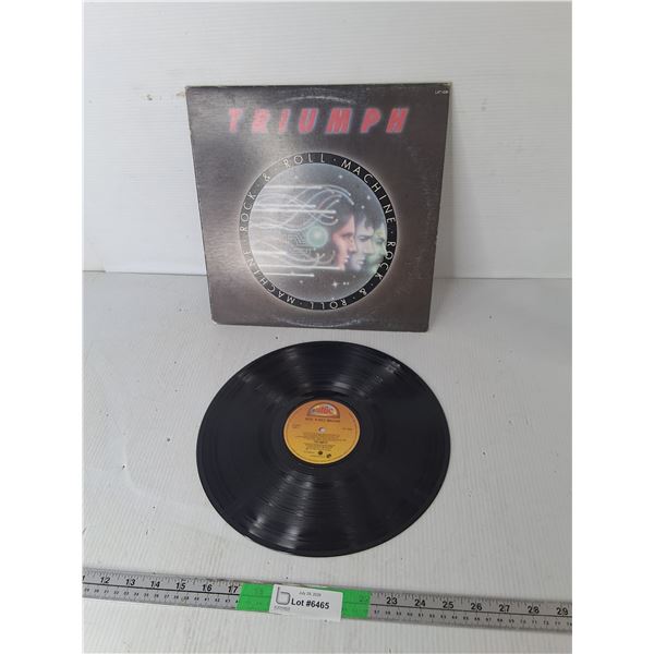 Triumph- Rock n Roll Machine Record