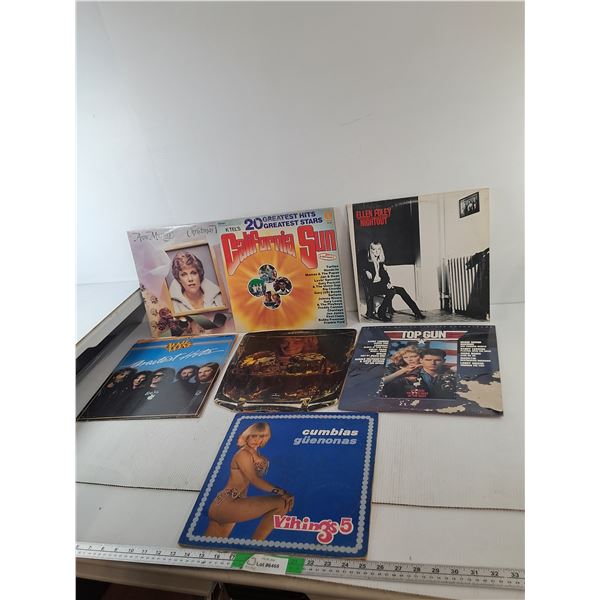 (7) Records- Anne Murray, April Wine, Rod Stewart, Misc.
