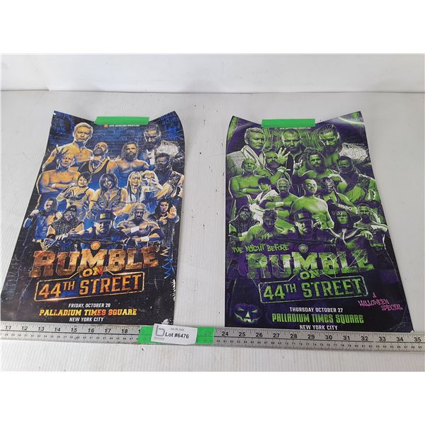 Rumble on 44th Street Wrestling Posters 17" x 11"