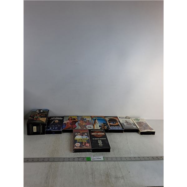 (10) VHS Tapes; China A Century of Revolution, The Firm, The Egyptian, Misc