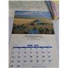 Image 2 : (2) World Maps, Vintage Canadian Calendar ( as is)