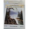 Image 3 : (2) World Maps, Vintage Canadian Calendar ( as is)