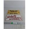 Image 1 : (2) Novelty License Plate Signs 12"x6"