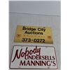 Image 2 : (2) Novelty License Plate Signs 12"x6"