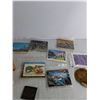 Image 3 : Salt & Pepper Shakers & Holder, Belt Buckle, Postcards, Misc