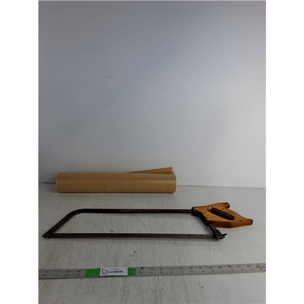 26" Meat Saw & Butcher Paper ( as is, cannot ship)