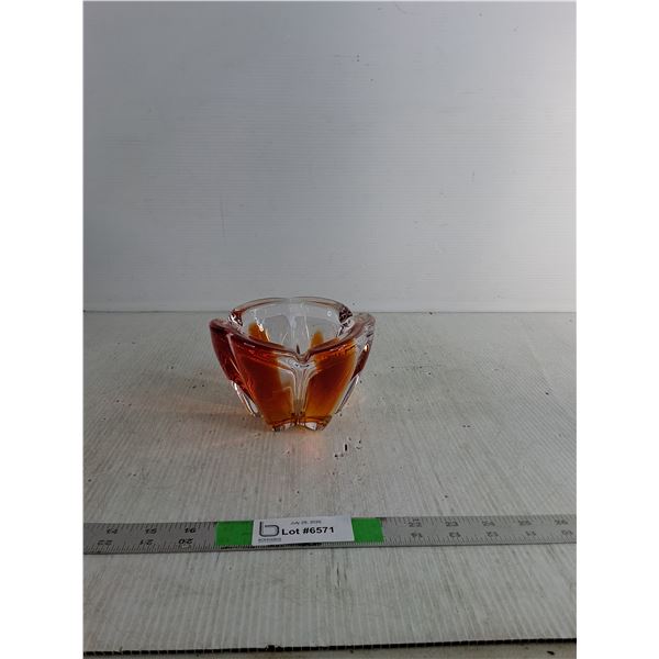 Soga Art Glass Bowl 6"x4" ( as is)