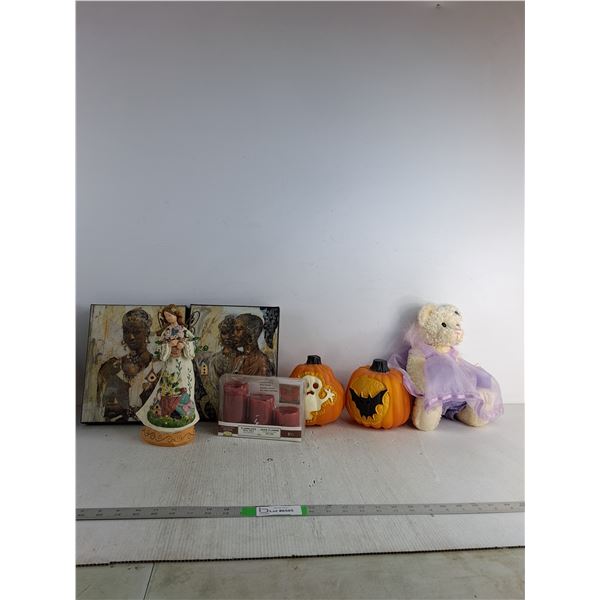 Wall Decor, Pumpkin Decoration, Garden Angel, Teddy Bear,  Misc