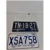 Image 2 : (2) License Plates