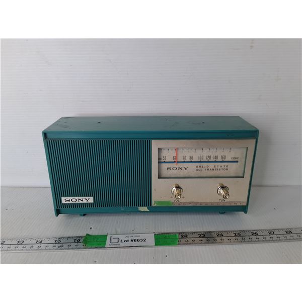 Vintage Sony Radio- No Cord