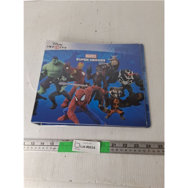 Binder with Marvel Super Heroes Power Discs