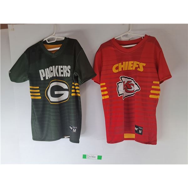 Kansas City Chiefs & Green Bay Packers Reversible Junior Jerseys-M