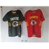 Image 1 : Kansas City Chiefs & Green Bay Packers Reversible Junior Jerseys-M