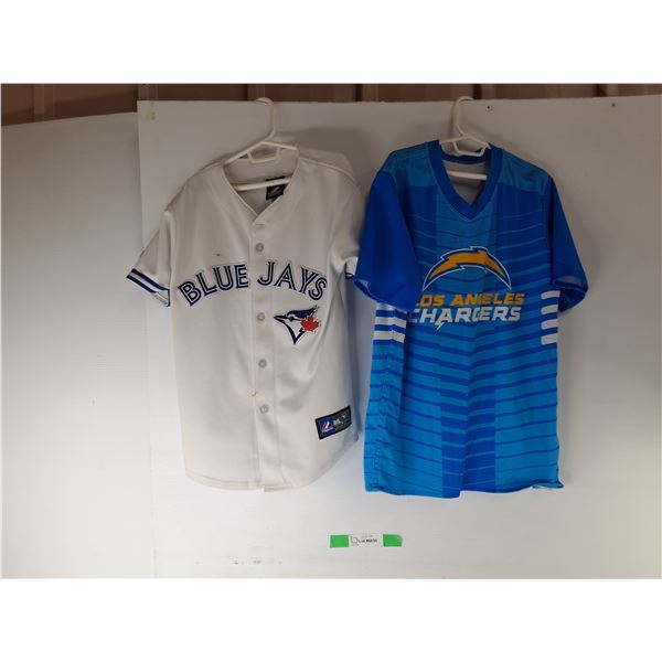 Blue Jays Jersey & Los Angeles Chargers Reversible Jersey- Both Junior M