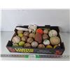 Image 1 : Flat of Sportsballs- Baseball, Tennis, Softball, Misc.