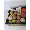 Image 3 : Flat of Sportsballs- Baseball, Tennis, Softball, Misc.