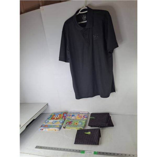 SRC Tshirt- XL & Rolls of Fabric