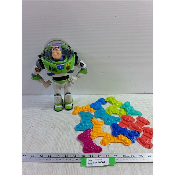 Buzz Lightyear Figure, Assorted Dinosaur Molds