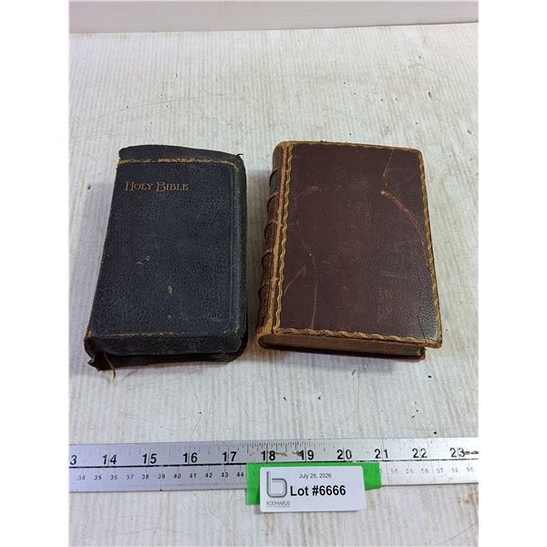 Antique Books (2) - Holy Bible, Sim's Ballads